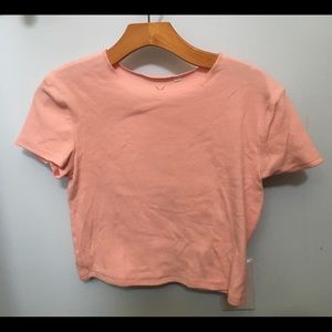 PS Basics Pink Cropped Tee